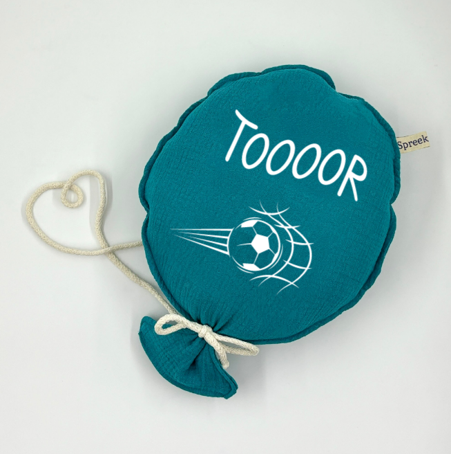 Stoffballon, Fußball TOOOOR, Wunschfarbe