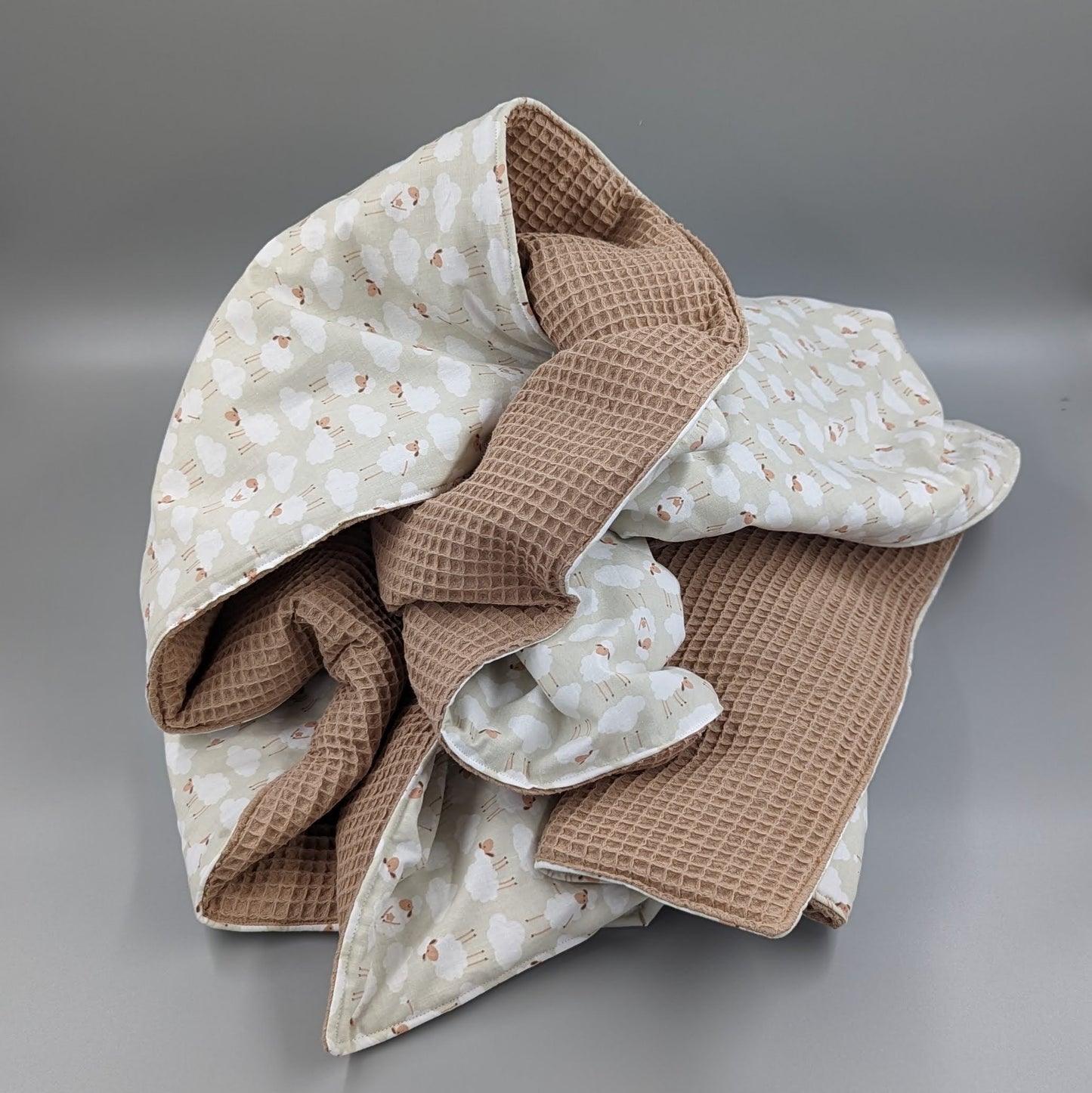 LETZTE CHANCE Babydecke, Schäfchen, 100 x 100 cm