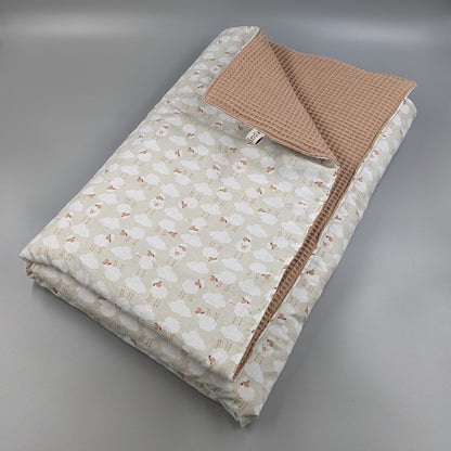 LETZTE CHANCE Babydecke, Schäfchen, 100 x 100 cm